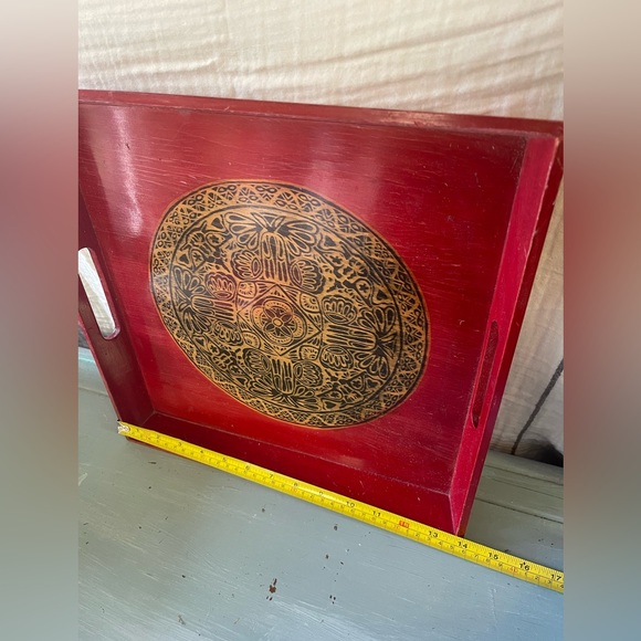 Wood tray - Picture 4 of 6